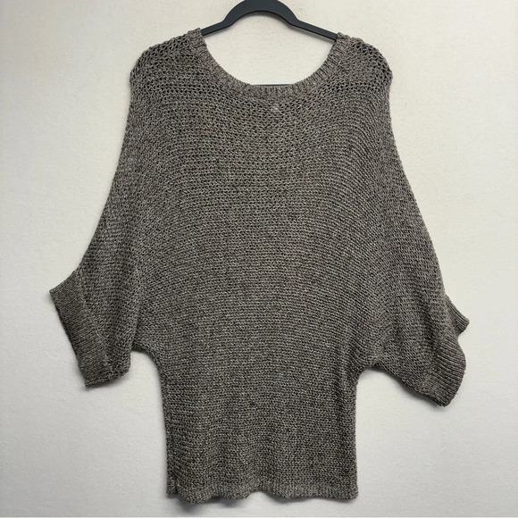 Caslon Nordstrom Knit Gray Sweater Blouse XL - Picture 2 of 5